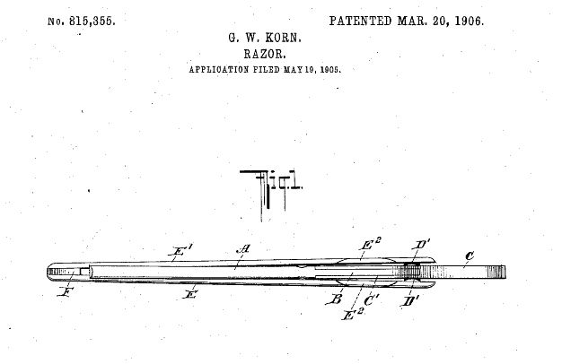 Name:  george korn razor patent1.JPG
Views: 600
Size:  30.6 KB