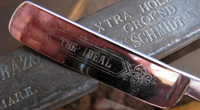 Name:  Schmidt,Carl &Sohn Solingen #606 THE IDEAL 4-8''Rund a1 + THE ANCHOR RAZOR EXTRA HOLLOW GROUND S.jpg
Views: 728
Size:  43.3 KB
