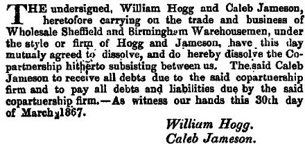Name:  hogg and jameson london gazette 1867.JPG
Views: 106
Size:  48.1 KB