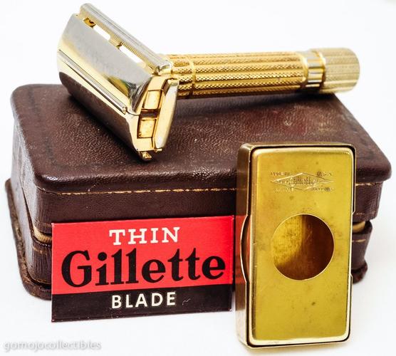 Vintage Shaving Boxed Buck Abbot Falcon Safety Razor Blade DE