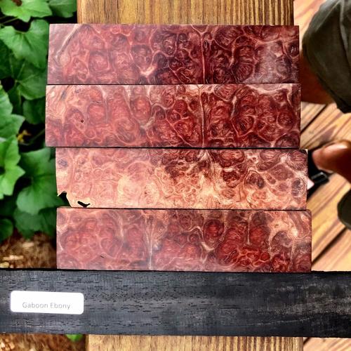 Name:  Gaboon Ebony and Stabilized Red Mallee Burl.jpg
Views: 141
Size:  56.8 KB