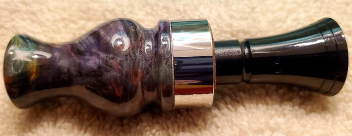 Name:  1st Duck Call in Dyed Stabilized Buckeye Burl3 .jpg
Views: 104
Size:  26.0 KB